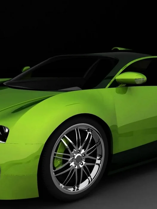 Bugatti Green Lime Wallpaper