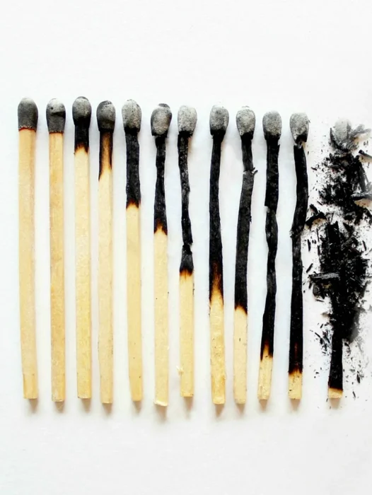 Burn Match Sticks Wallpaper