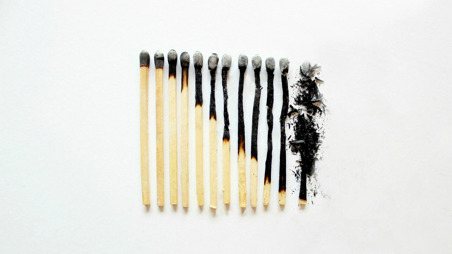 Burn Match Sticks Wallpaper