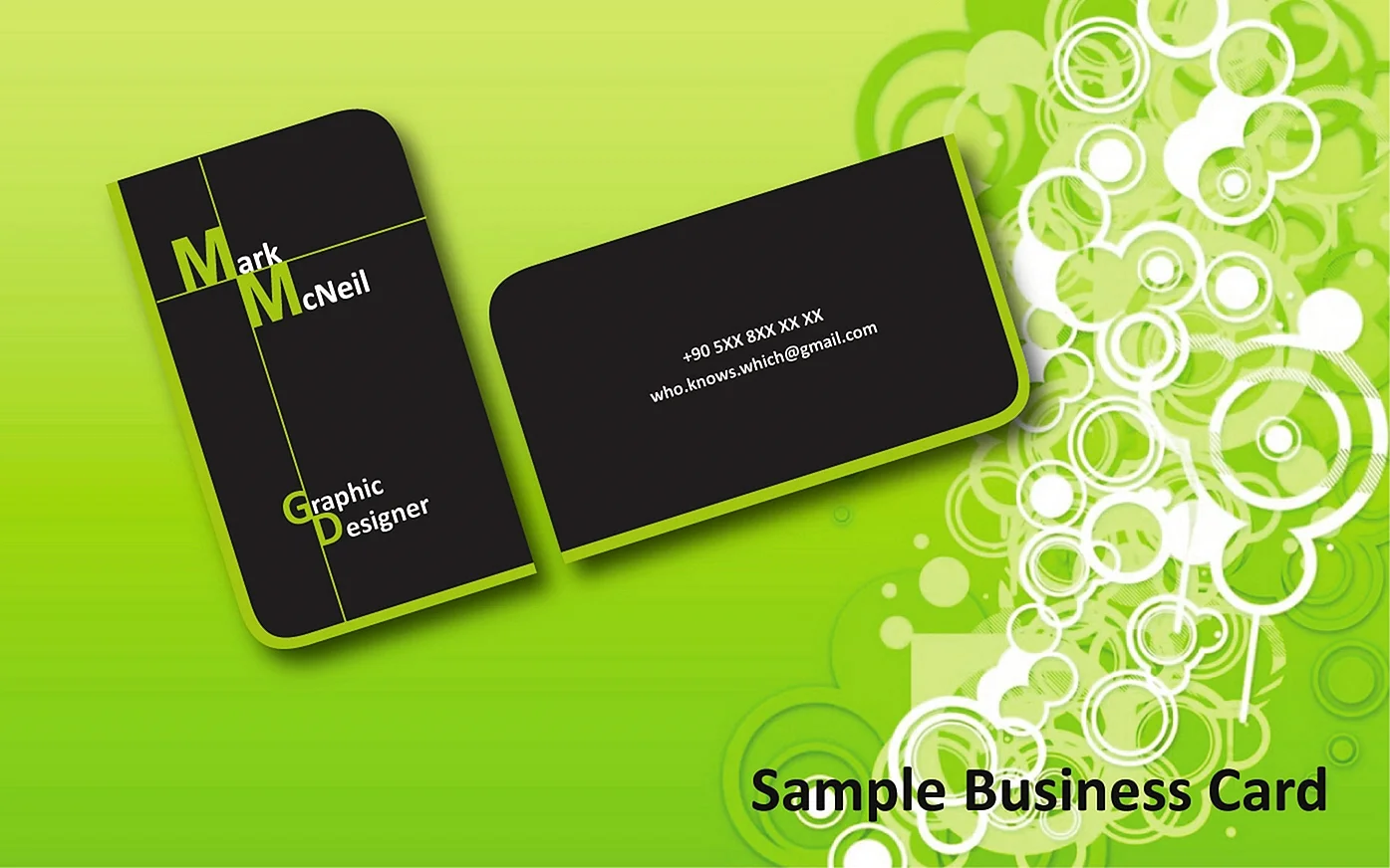 Business Card Wallpaper