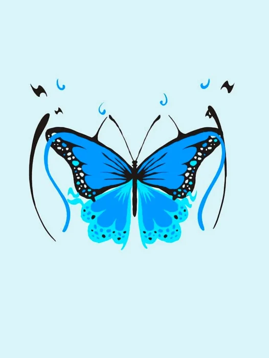 Butterfly cartoon gif Wallpaper