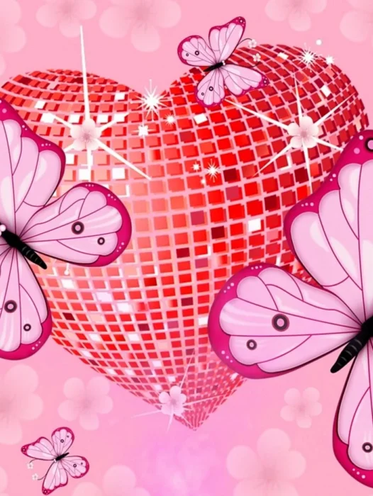 Butterfly Heart Wallpaper