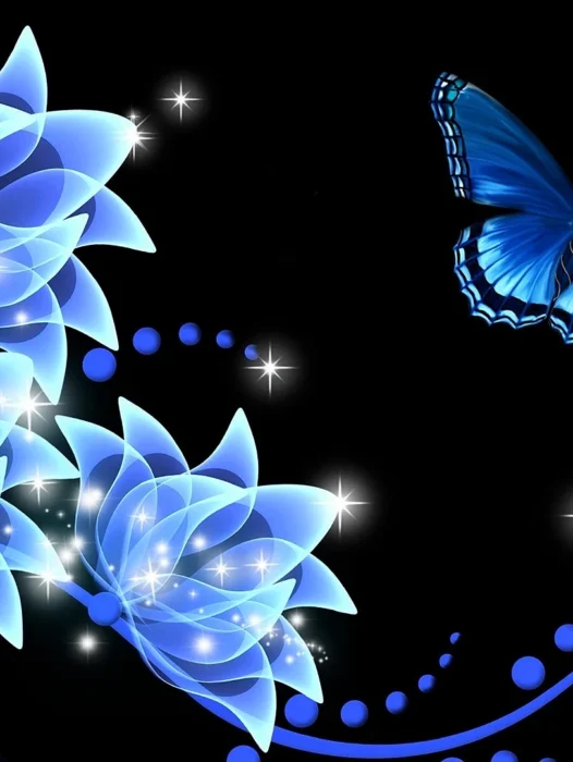 Butterfly Night Wallpaper