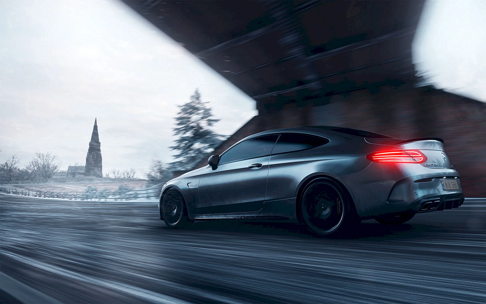 C63 Amg Drift Wallpaper