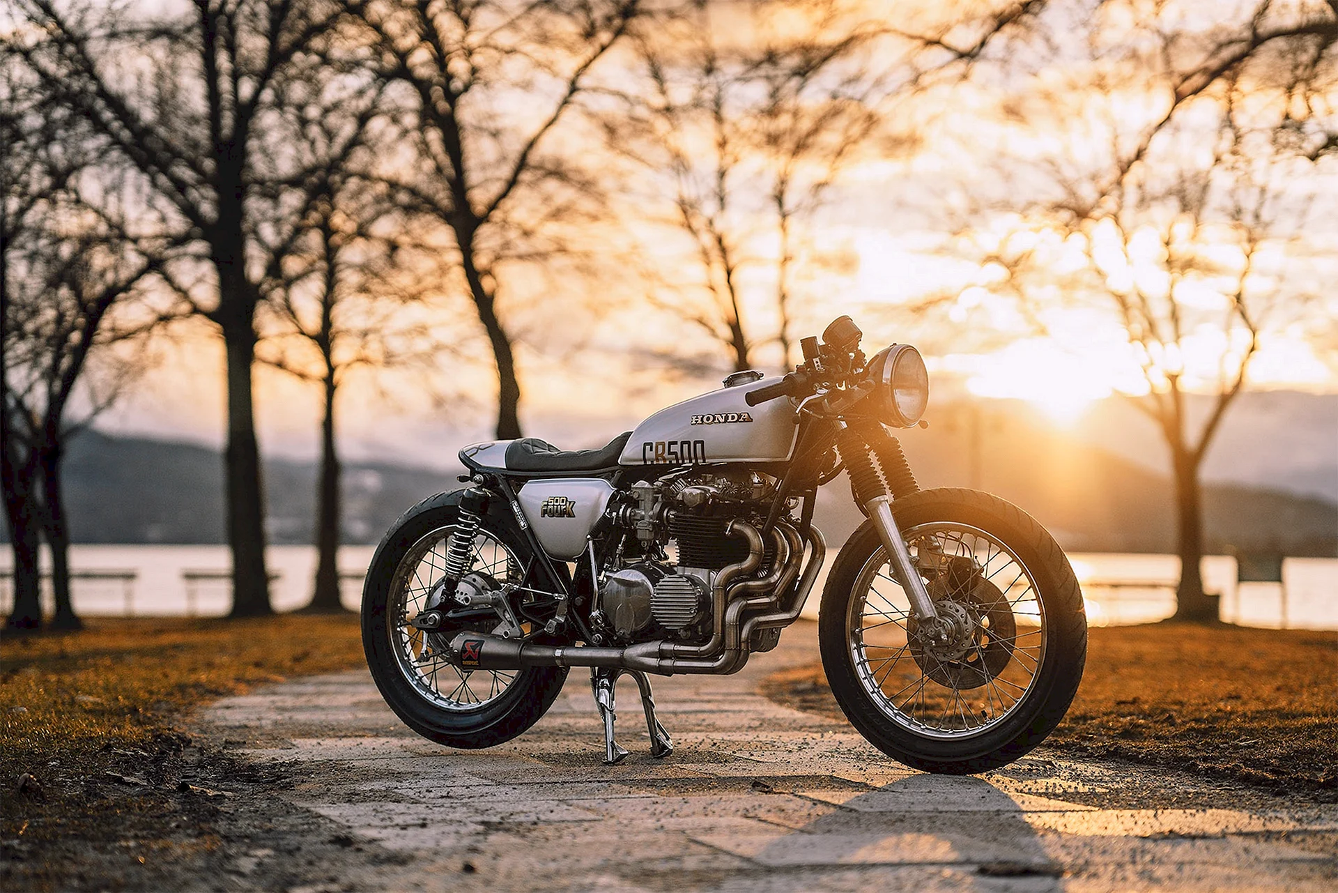 Cafe Racer Highway Wallpaper