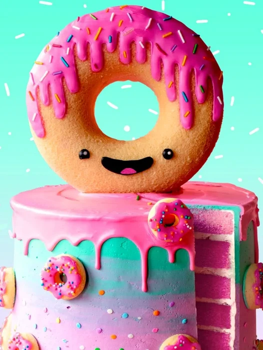 Cake Donuts Wallpaper