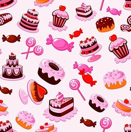 Cake pattern Wallpaper