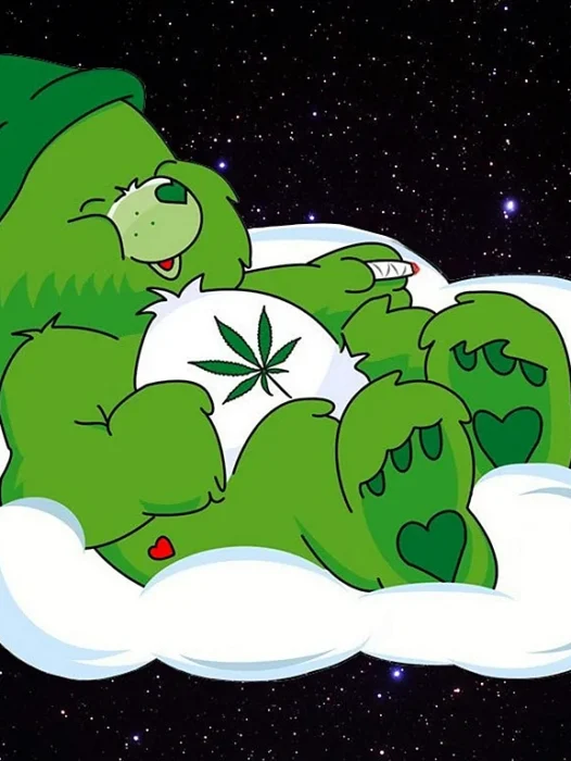 Cannabis Bear Wallpaper