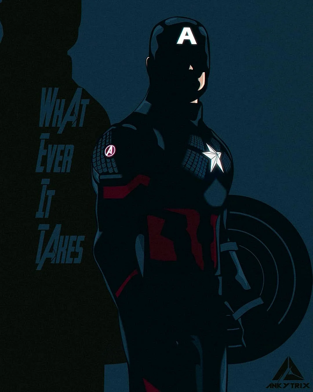 Captain America Art iPhone Wallpaper For iPhone