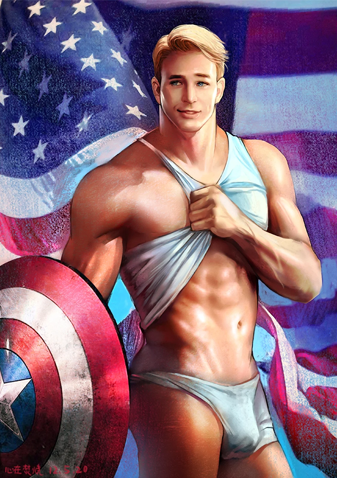 Captain America Gay Wallpaper For iPhone