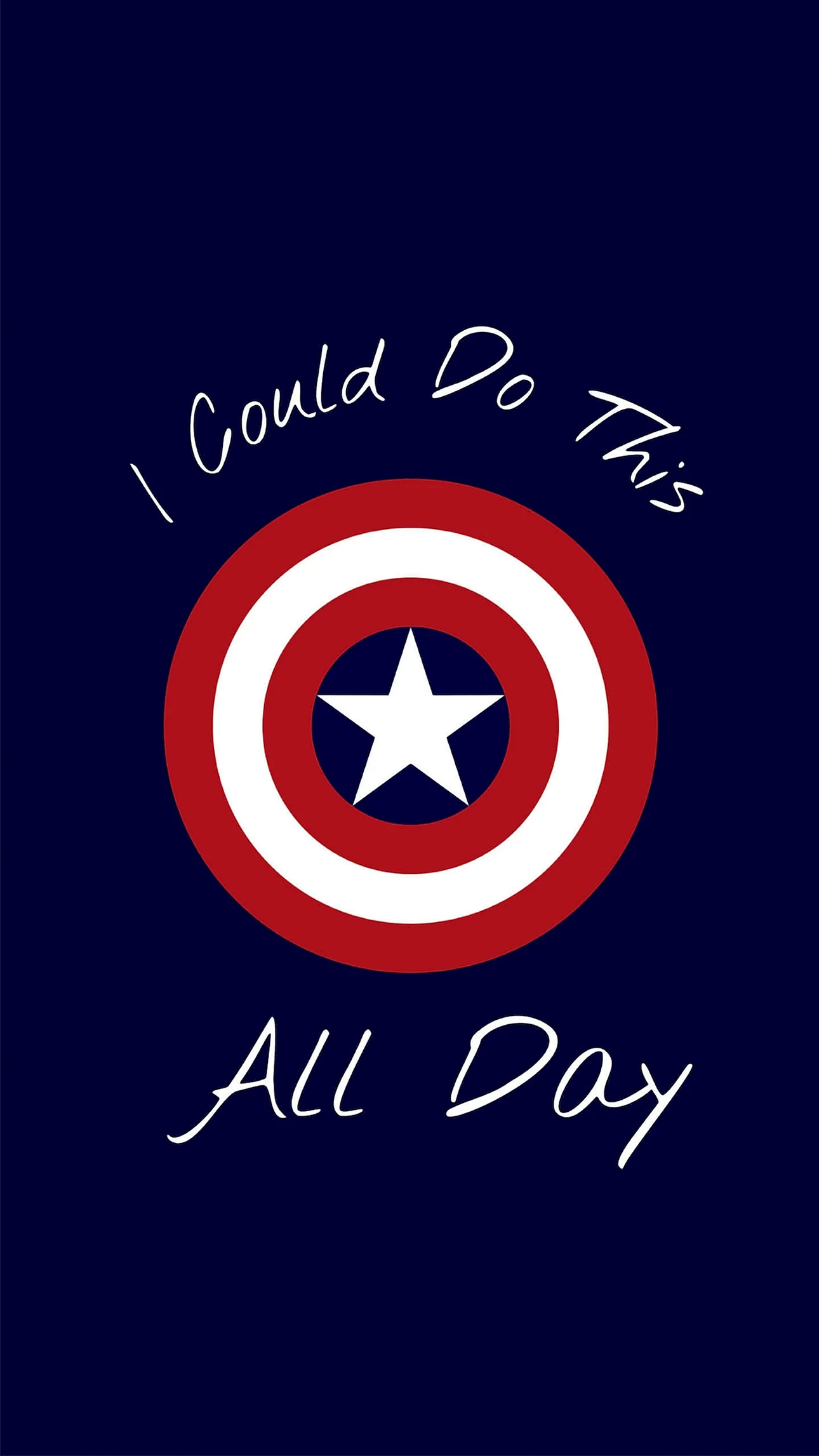 Captain America Logo Wallpaper For iPhone