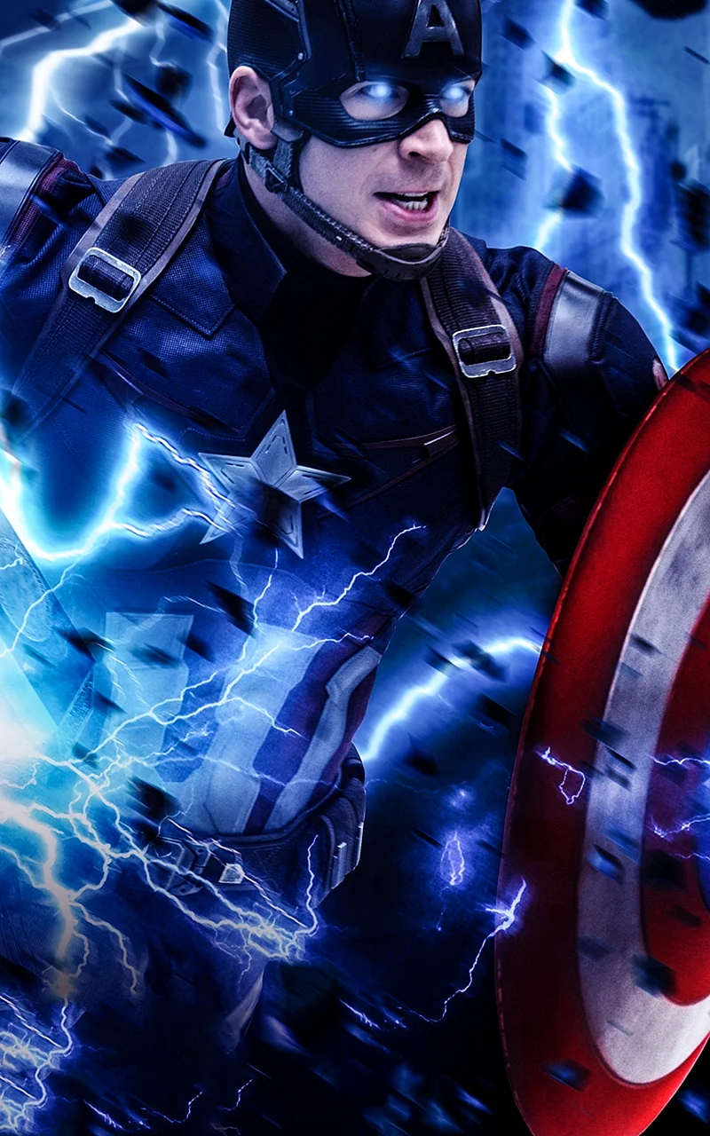 Captain America Mjolnir Wallpaper For iPhone