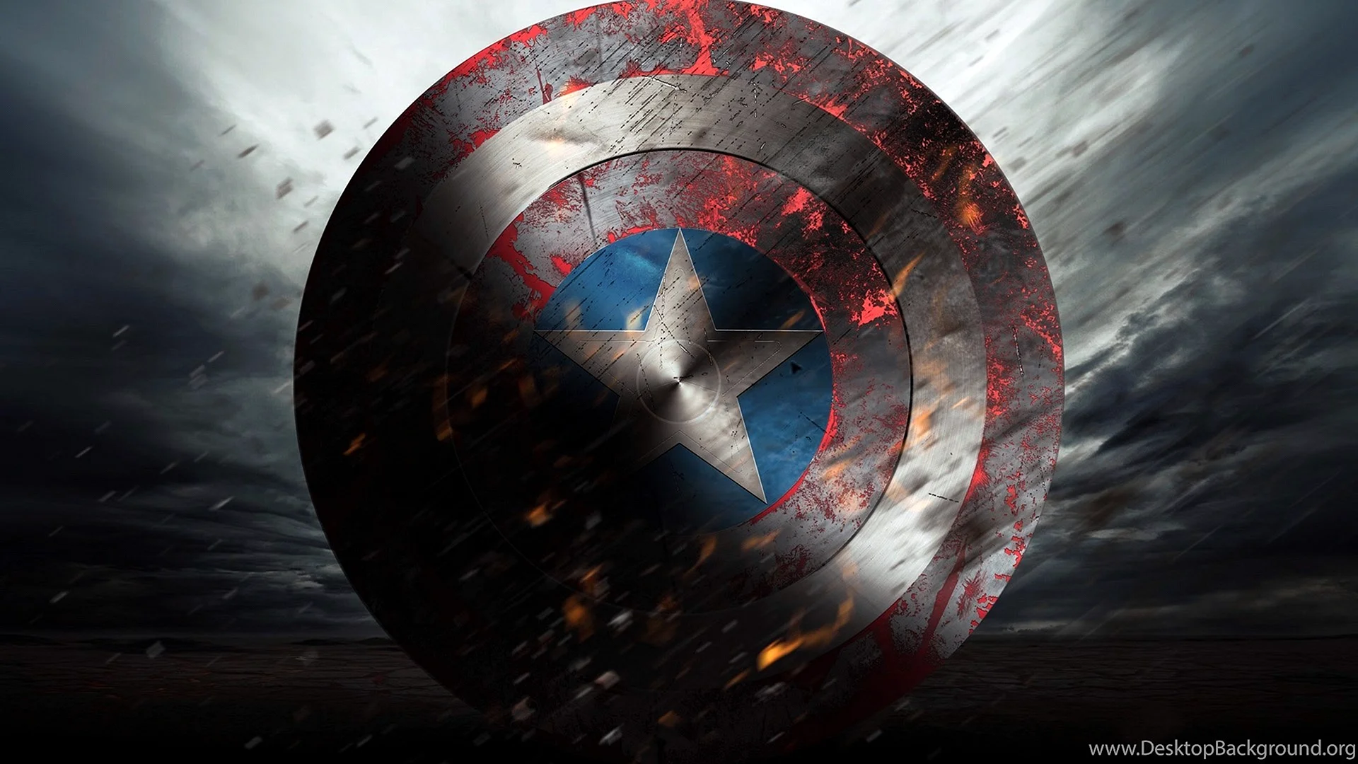 Captain America Shield Wallpaper