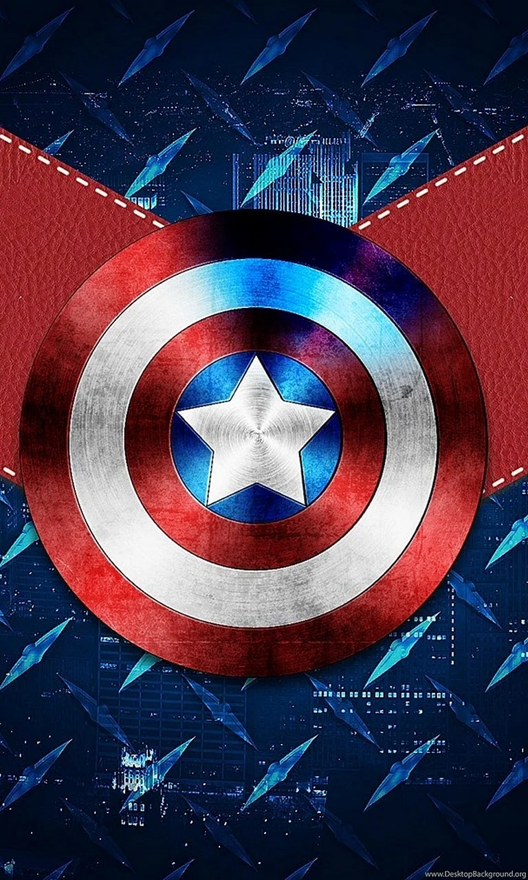 Captain America Shield Marvel Wallpaper For iPhone