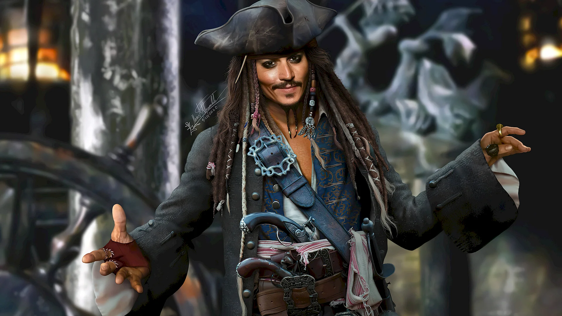 Captain Jack Sparrow Wallpaper
