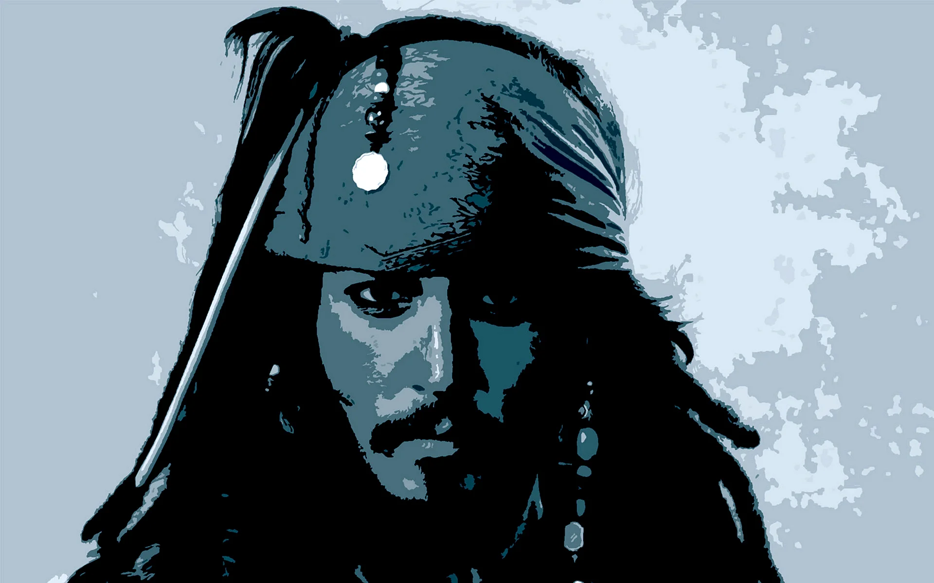 Captain Jack Sparrow Art Wallpaper