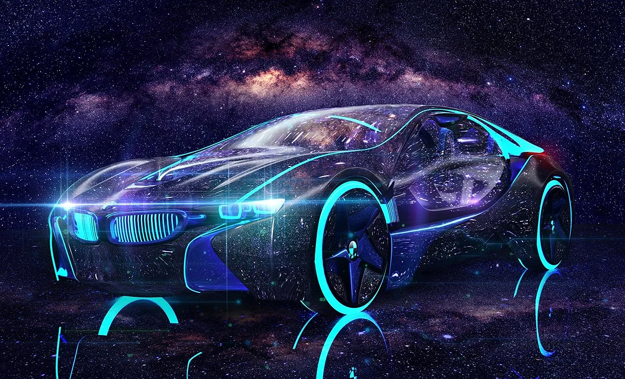 Car Neon Future Wallpaper