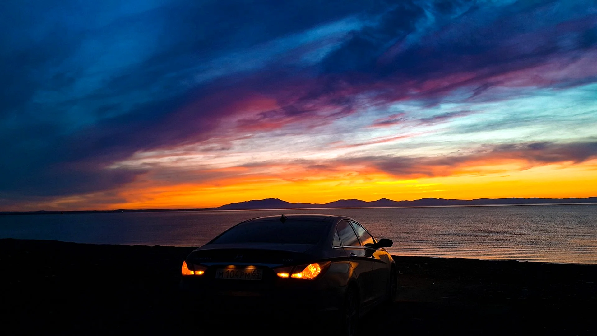 Car Sunset Wallpaper