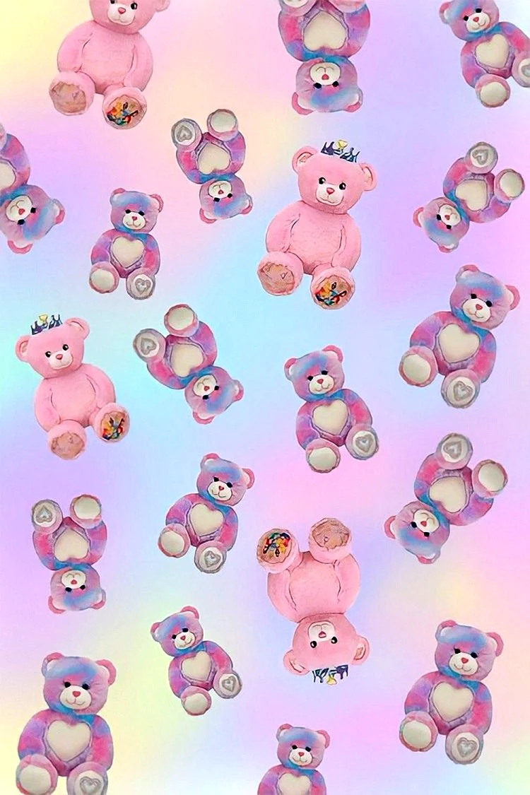 Care Bears Pastel Color Wallpaper For iPhone