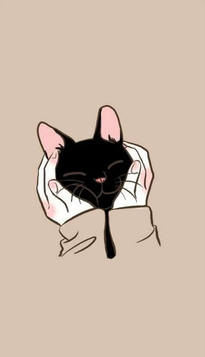 Cartoon Cat Wallpaper For iPhone