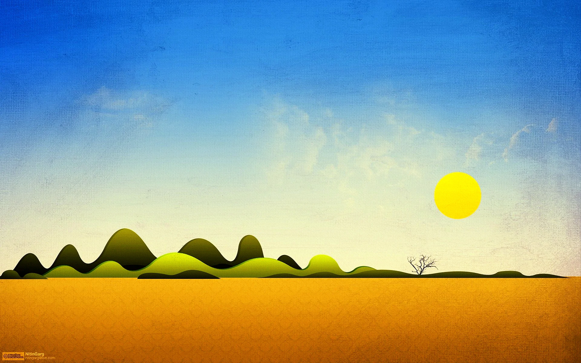 Cartoon Landscape Wallpaper
