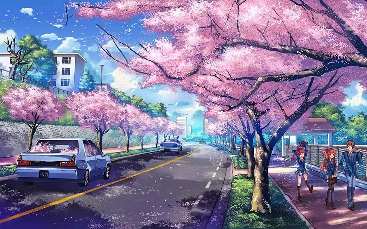 Cartoon Sakura Wallpaper