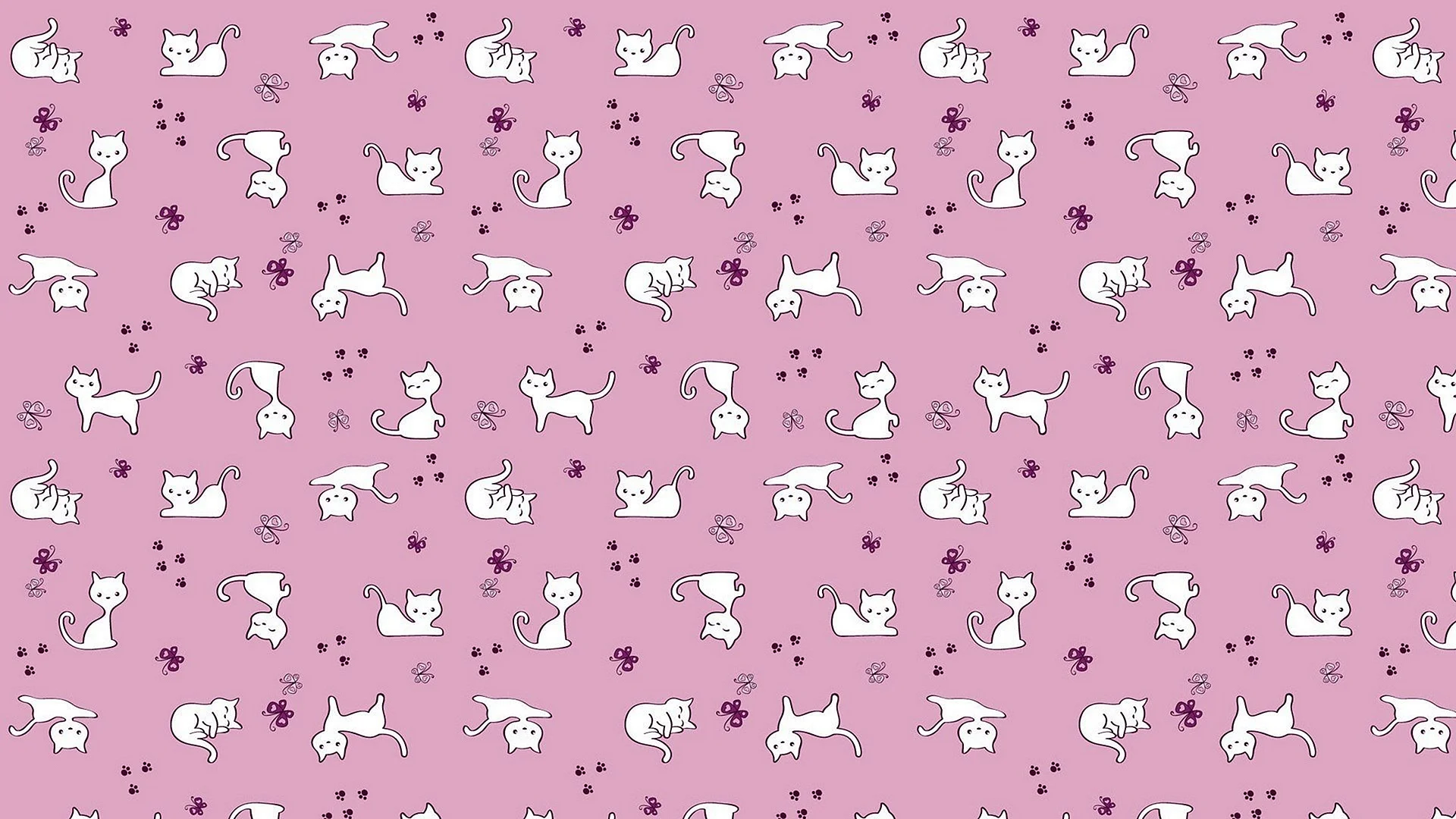 Cat Pattern Wallpaper