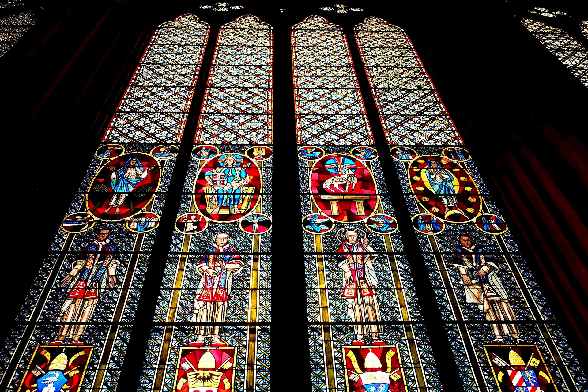 Cathedral Stained Glass Window Wallpaper