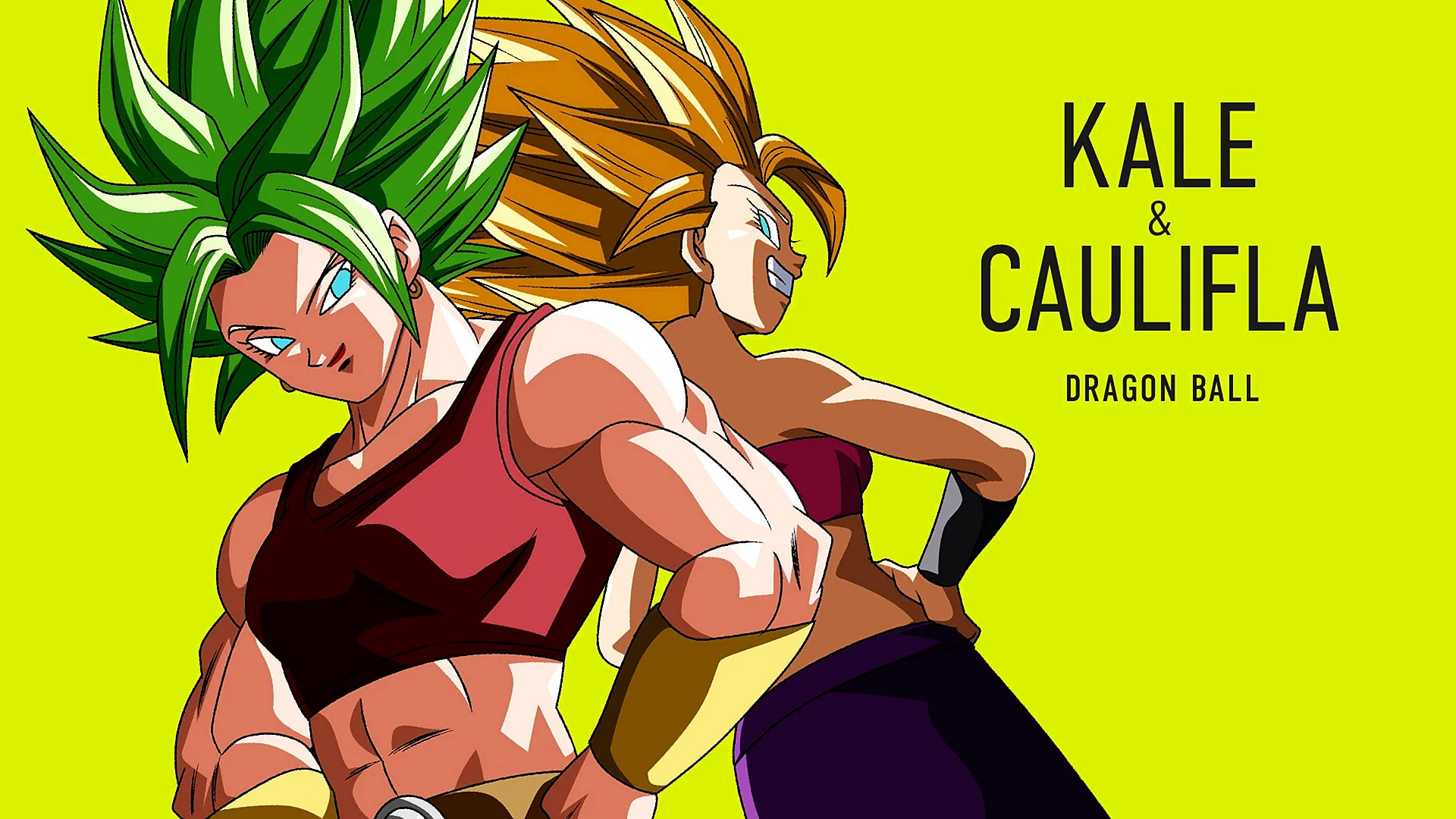 Caulifla & Kale Dragon Ball super Pack 01 Wallpaper