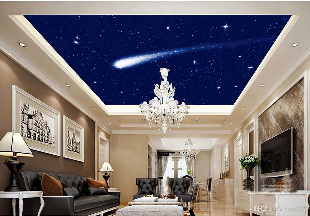 Ceiling & Wall Painting Wallpaper