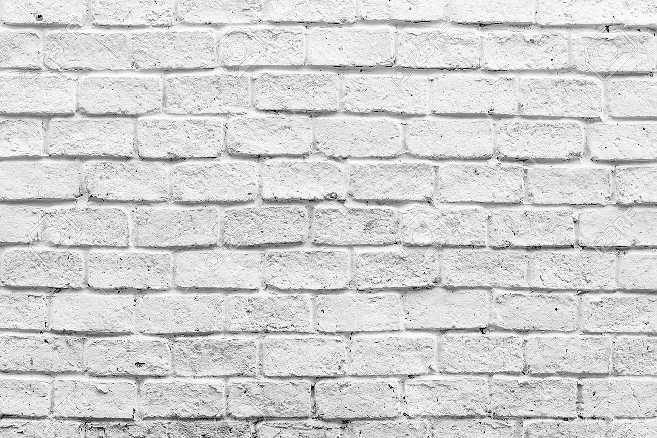 Cement Brick White Wall Wallpaper