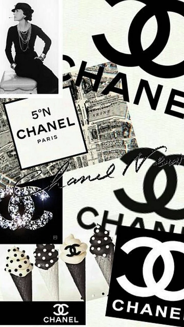 Chanel Fond Wallpaper For iPhone