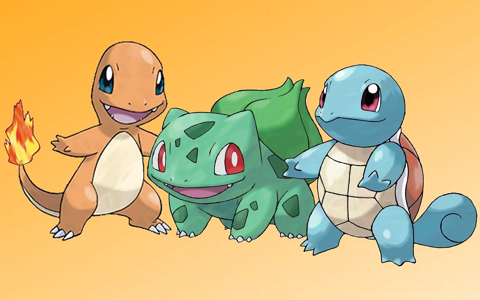 Charmander Bulbasaur Squirtle Wallpaper