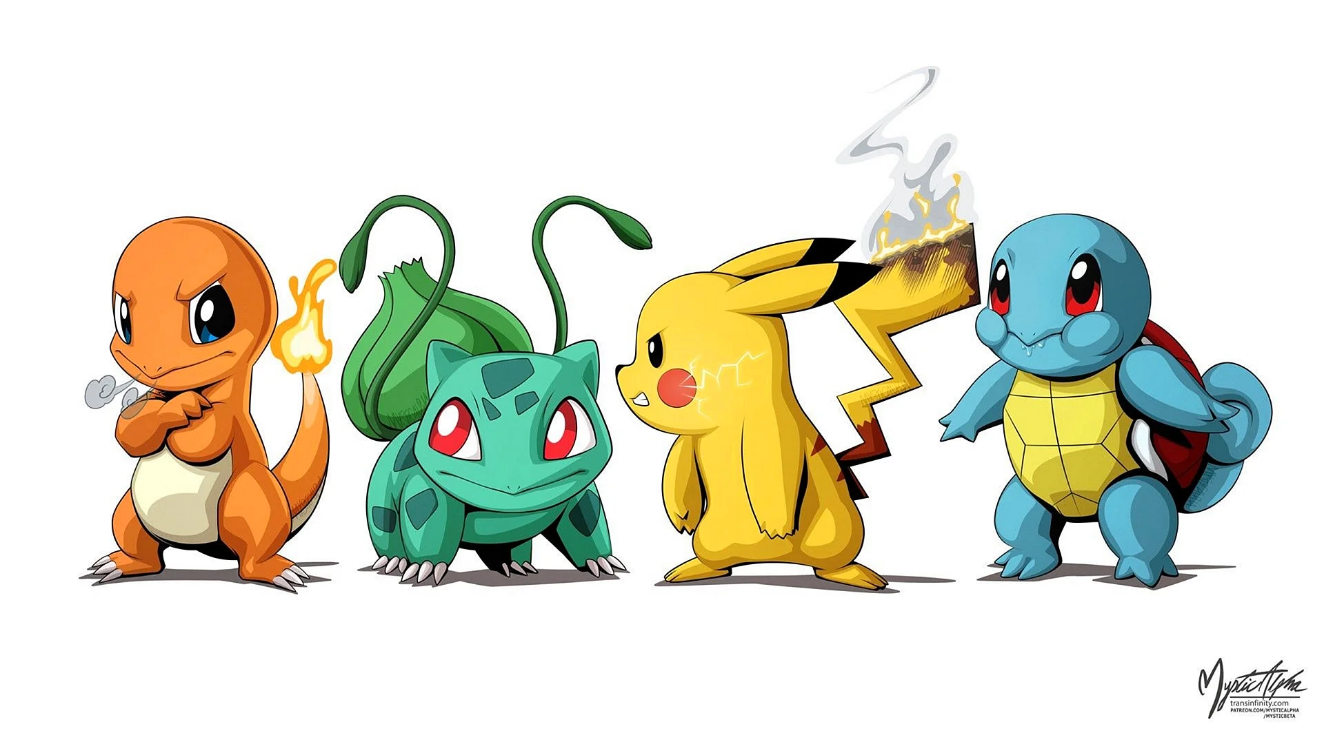 Charmander Bulbasaur Squirtle Wallpaper