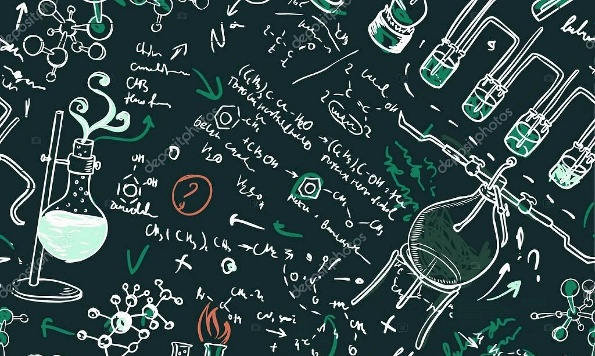 Chemical Background Wallpaper