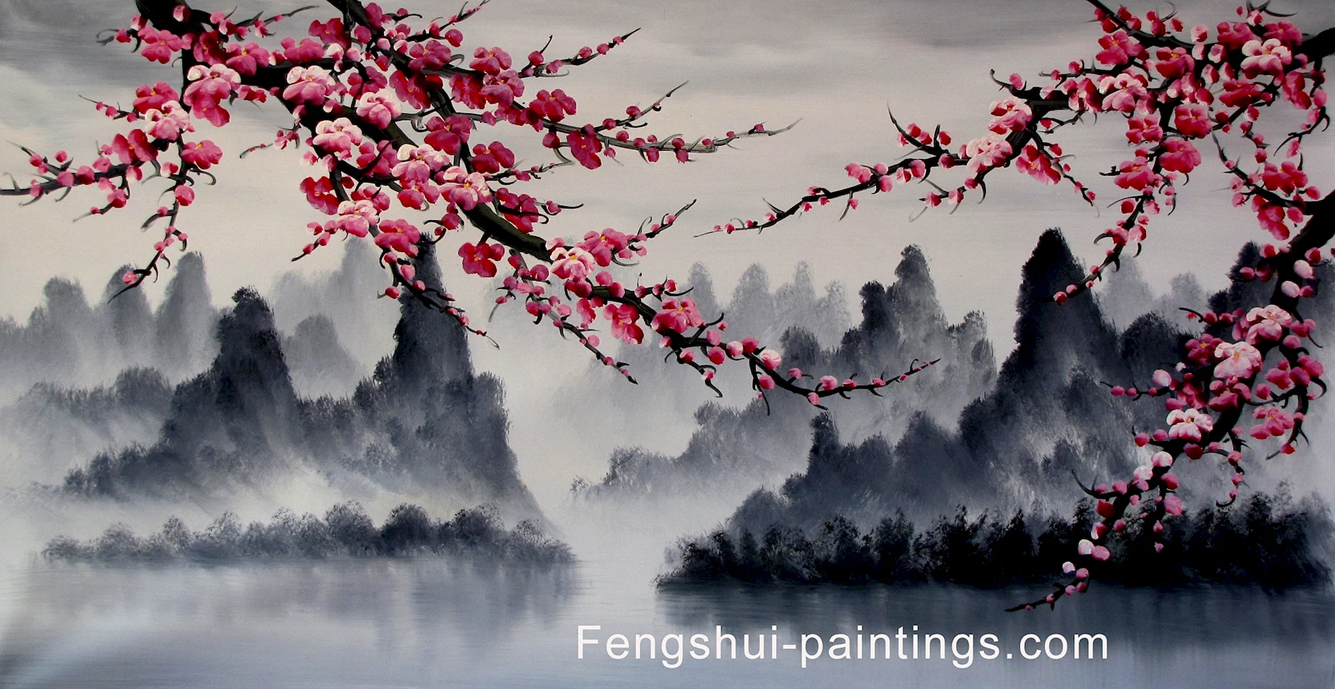 Cherry Blossom Painting Wallpaper