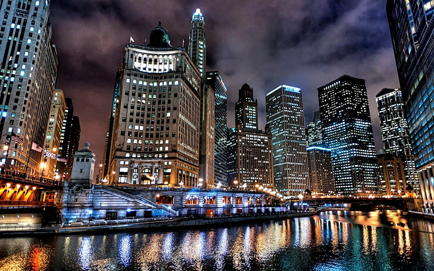 Chicago Downtown Skyline Wallpaper