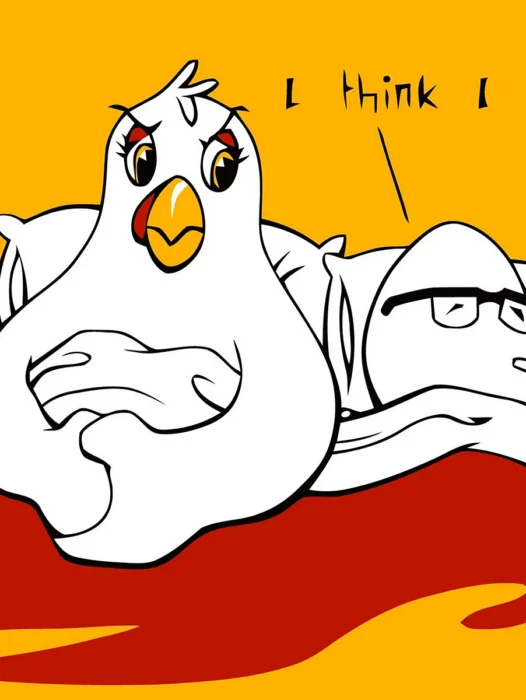 Chicken And Eggs Funny Wallpaper