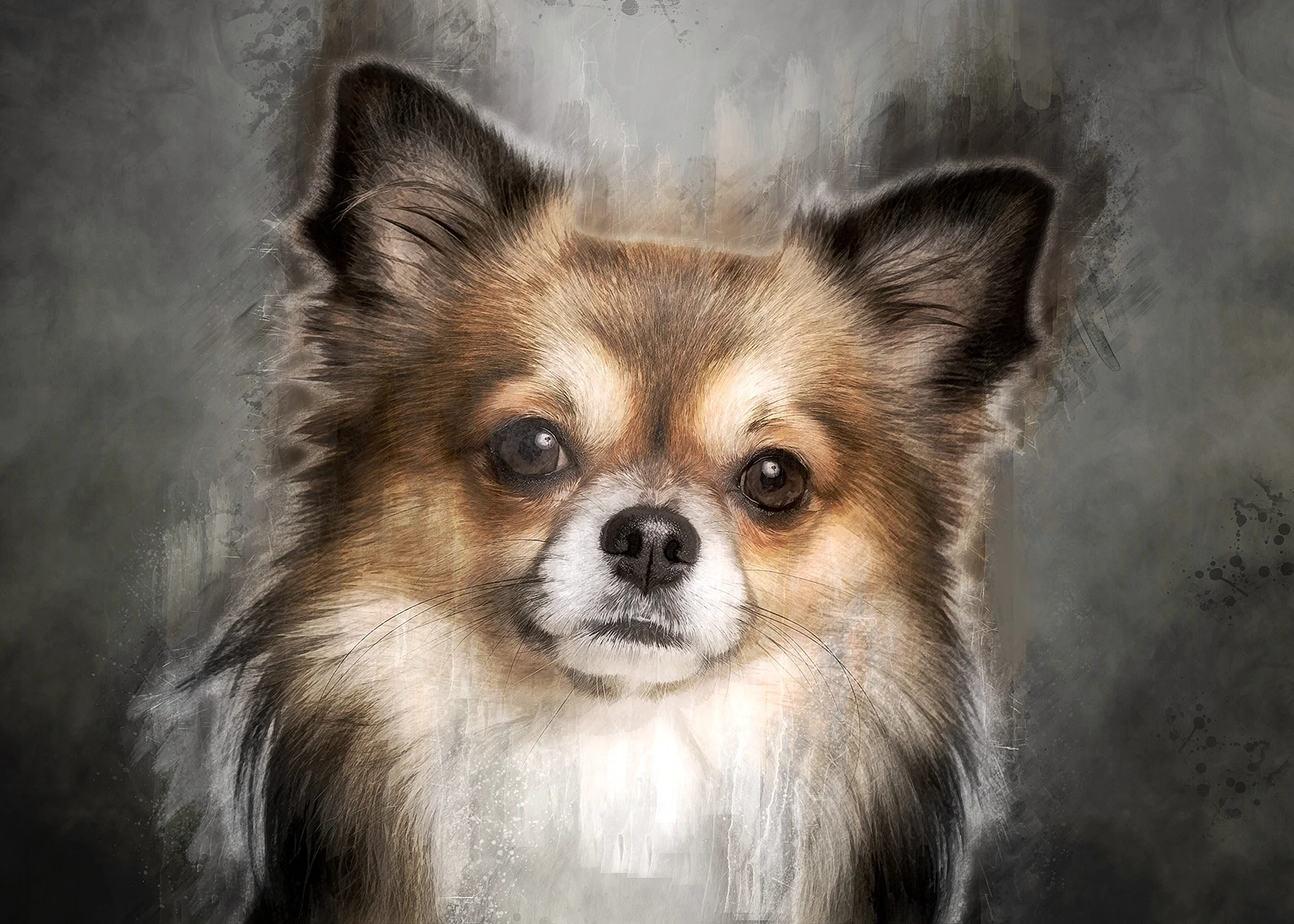 Chihuahua Portrait Wallpaper