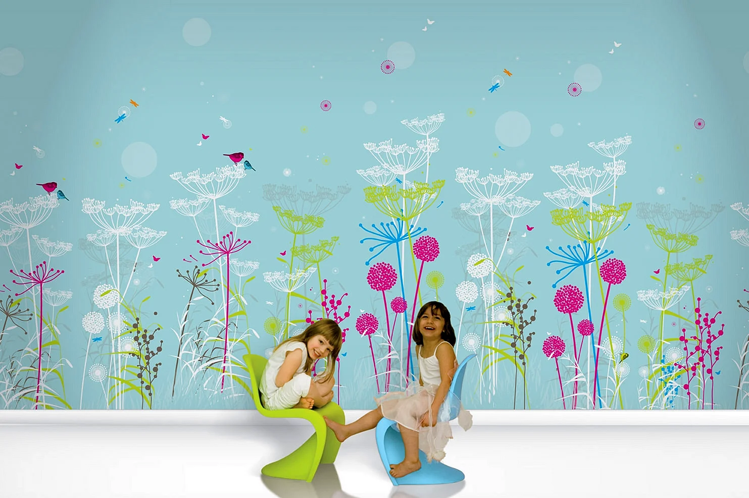 Children Painting Background Wallpaper