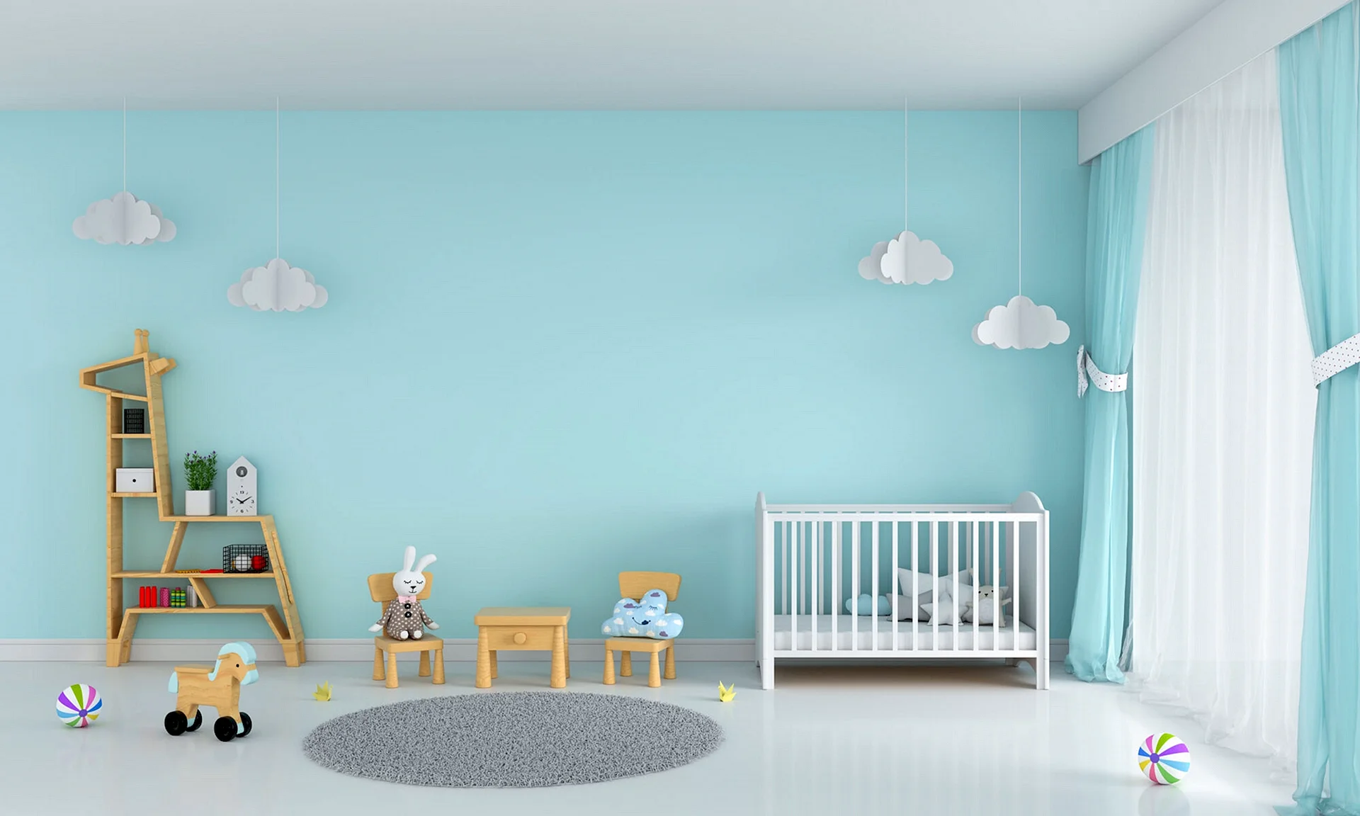 Childrens Room Wall Wallpaper