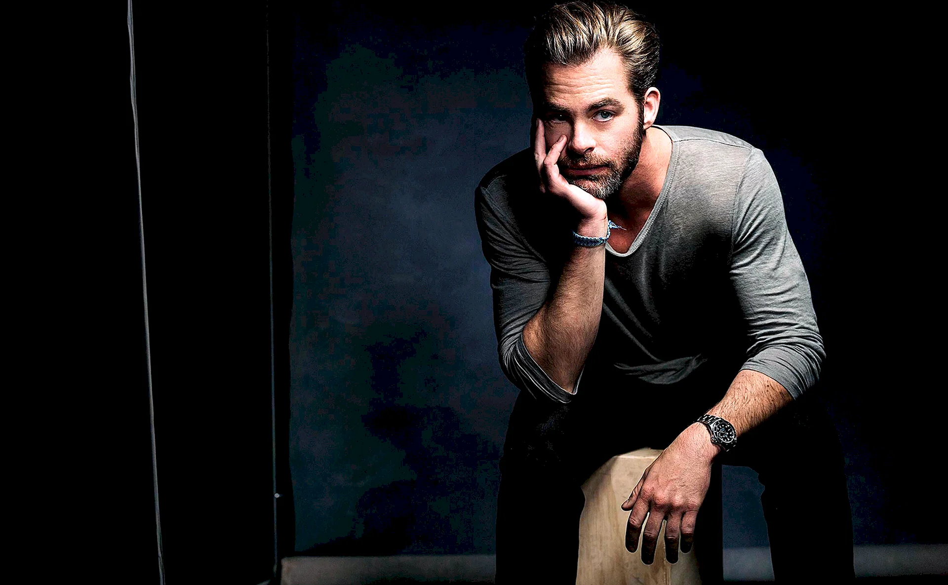 Chris Pine Photoshoot Wallpaper