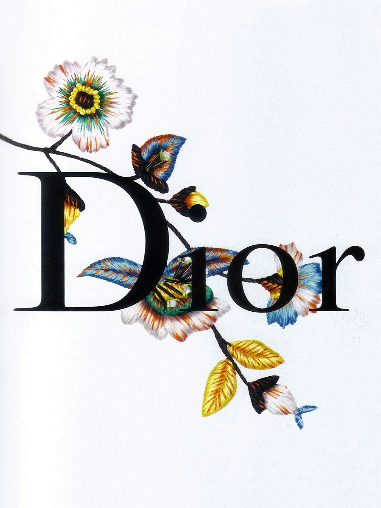Christian Dior Logo Wallpaper For iPhone