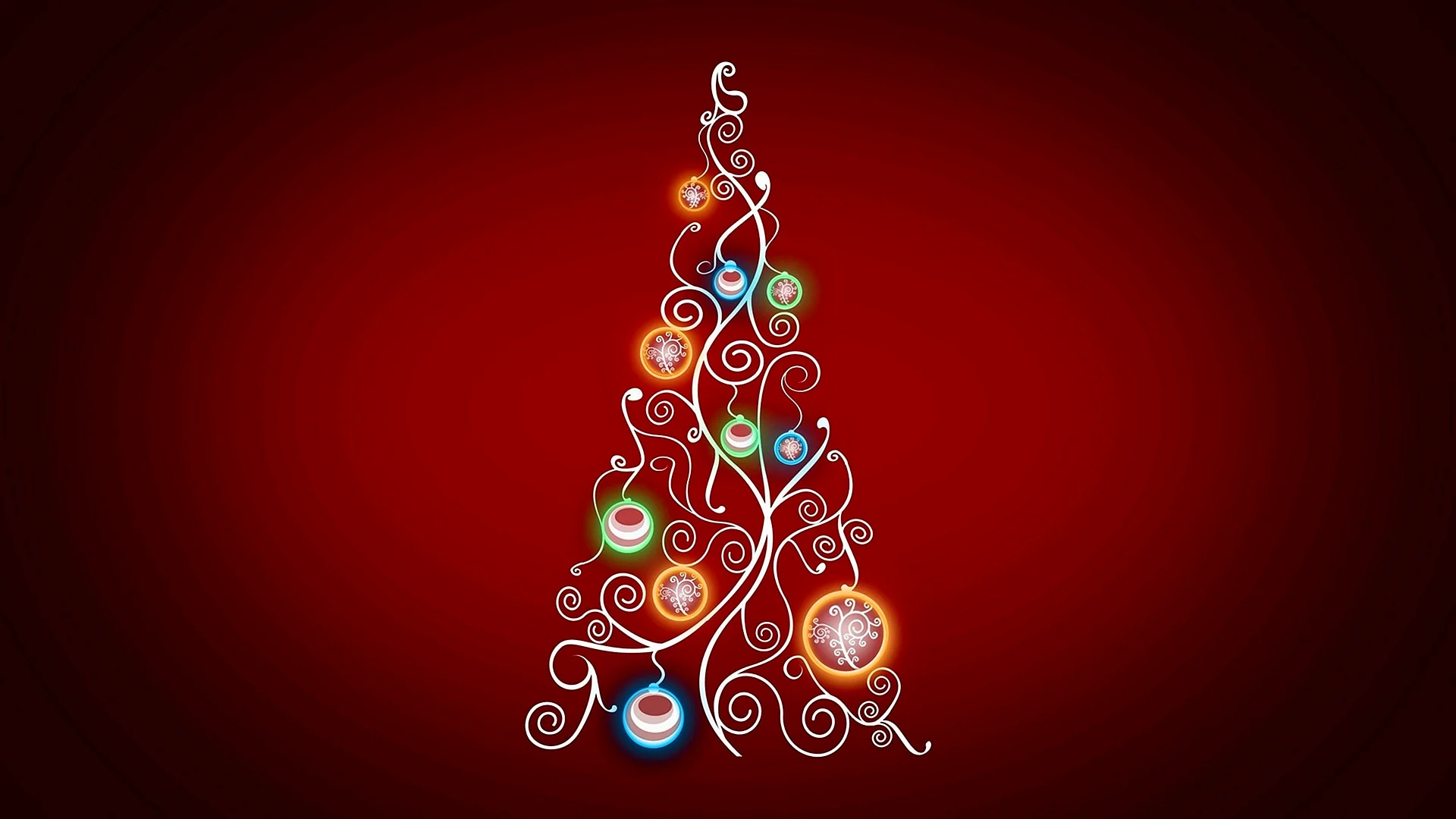 Christmas Abstract Wallpaper