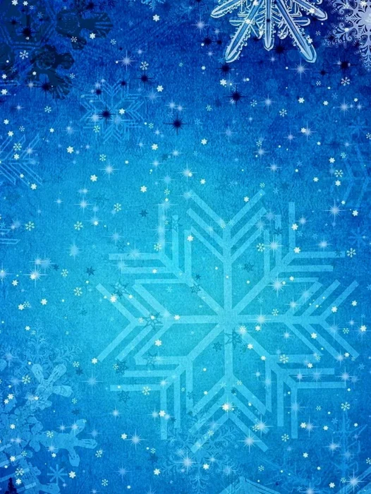 Christmas Blue Background Wallpaper
