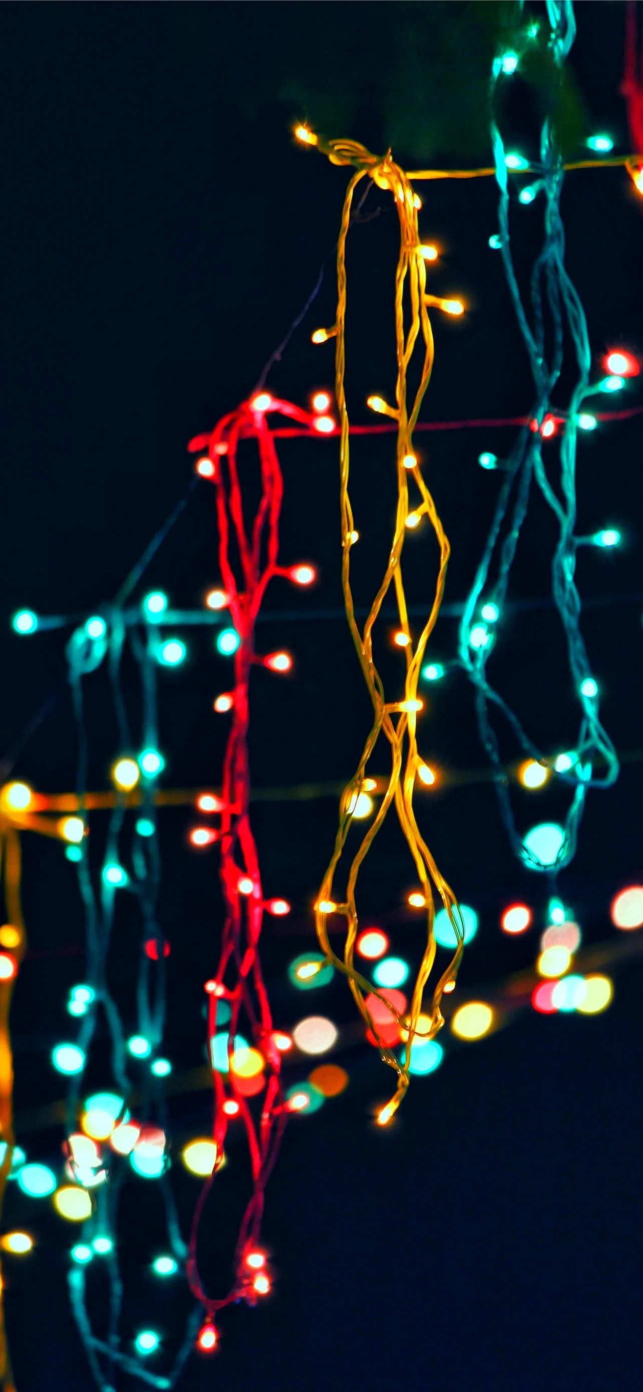 Christmas Lights Wallpaper for iPhone 14 Plus