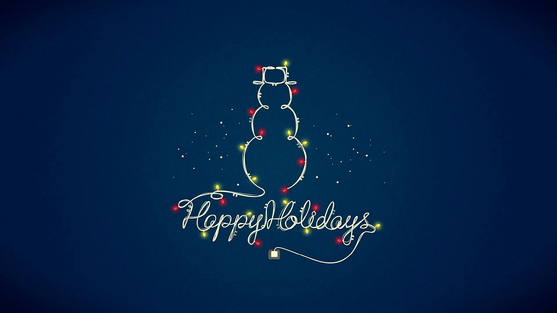 Christmas Minimalism Wallpaper