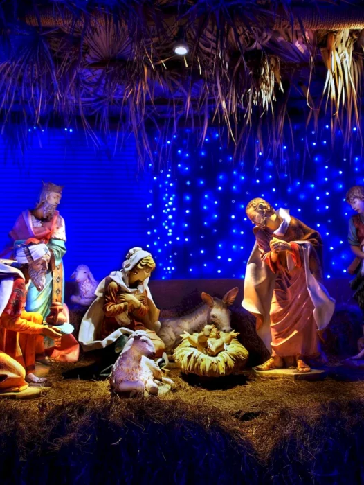 Christmas Nativity Scene Wallpaper