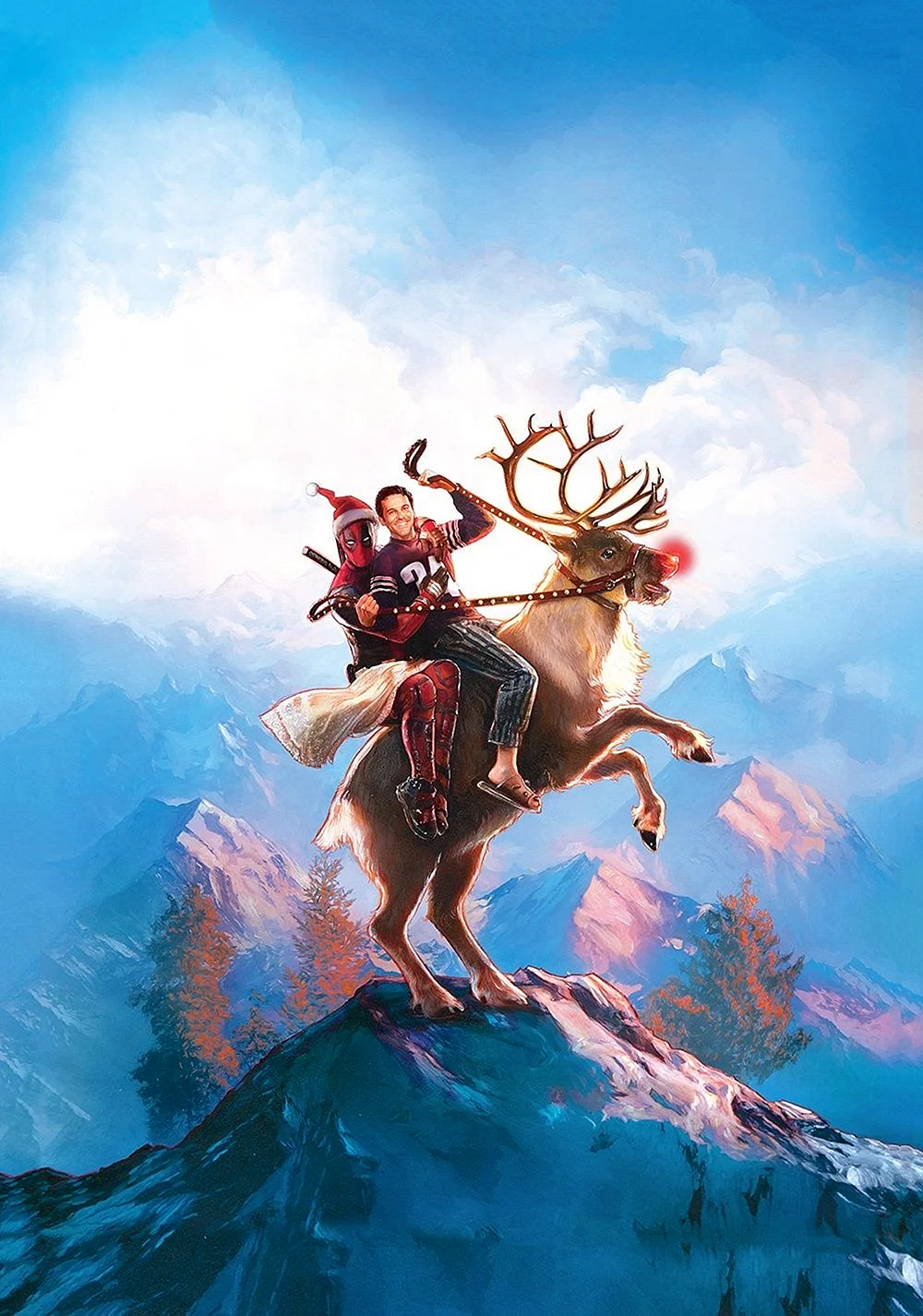 Christmas Reindeer Wallpaper For iPhone