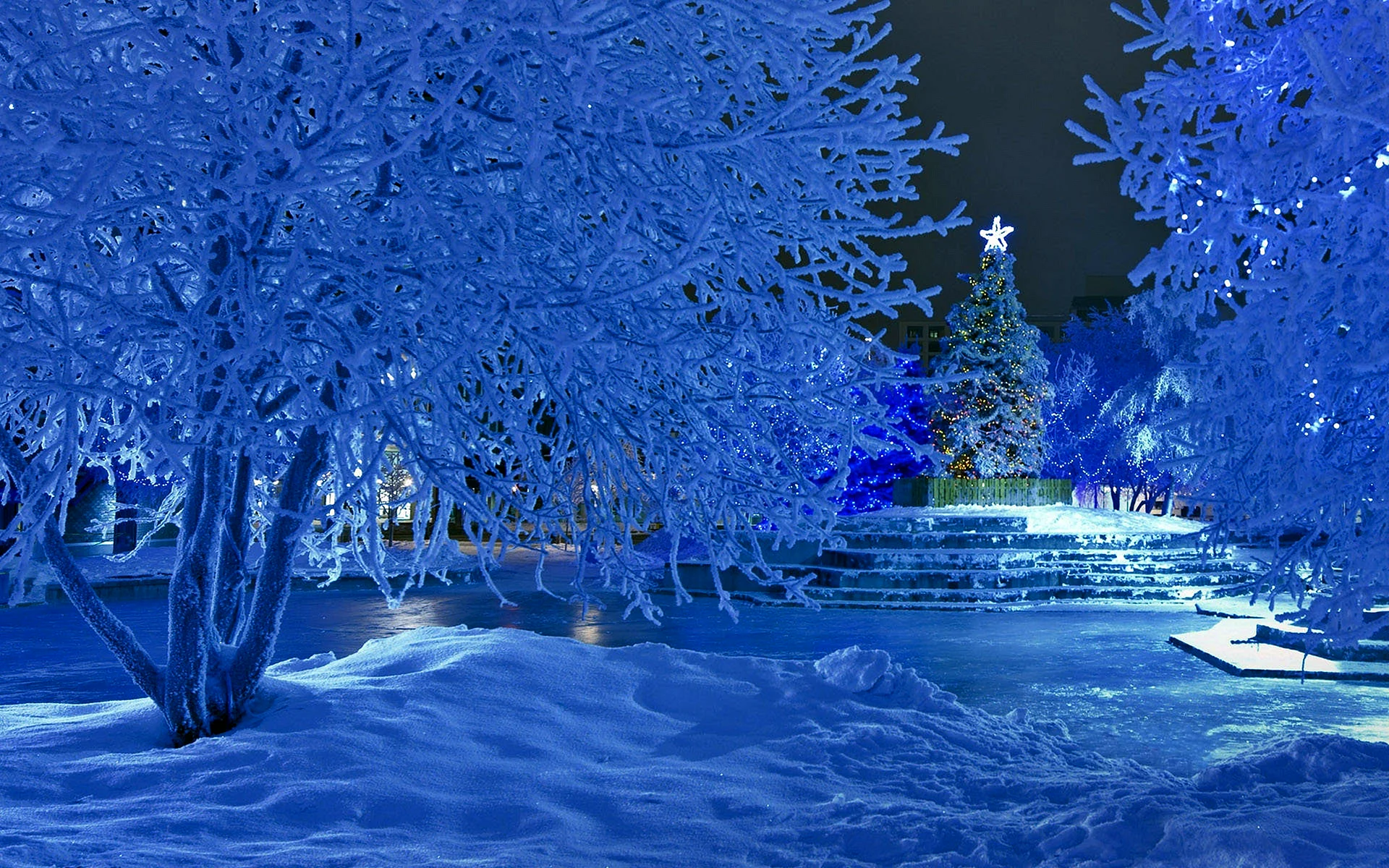 Christmas Snow Wallpaper